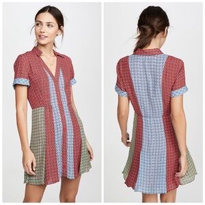 Alice + Olivia Abelia Button Down Shirtdress Sz 6